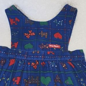 Vintage infant girls Oshkosh jumper with scotties, bows and hearts